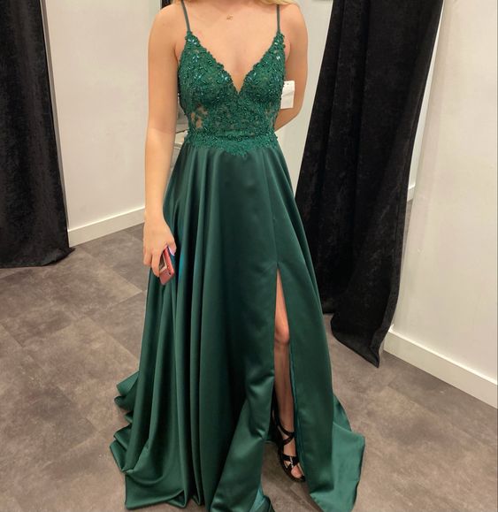 elegant prom green dress party dresses, formal evening dress      fg3370