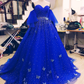 Royal Blue/Red quinceañera dress Ball Gown Prom Dresses Evening Gown    fg2853