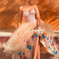 Unique Sweetheart Butterfly Flower Homecoming Dresses Online, Short Prom Dresses     fg3817