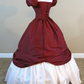 A line ball gown short sleeves Princess dress         fg5852