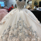 Quinceanera Dresses Lace Applique Beaded Bling Organza Sweet 16 Dress Ball Gown Prom Dress     fg888