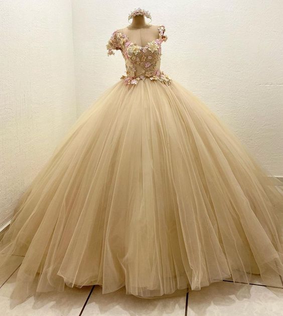 A-Line ball gown Prom Dress       fg1237