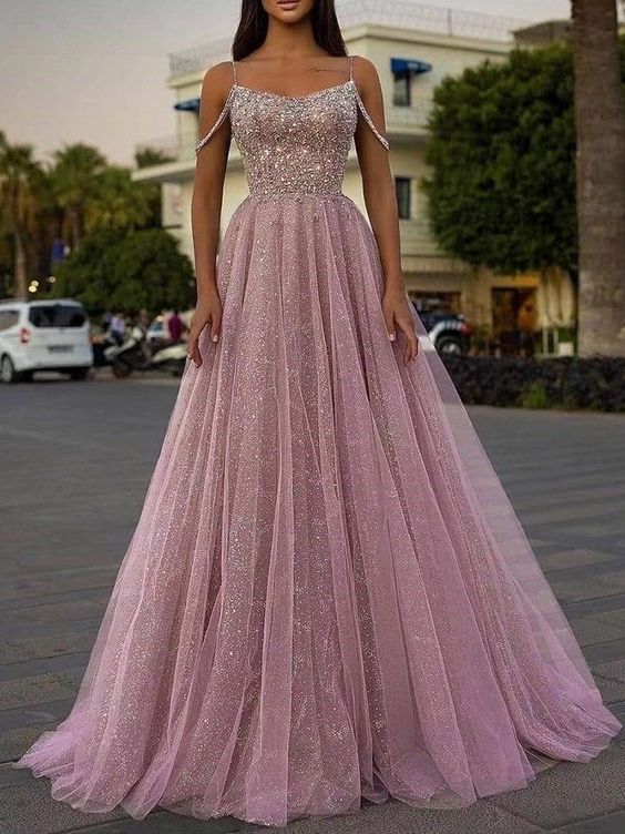 Pink Evening Dress prom gown       fg1648