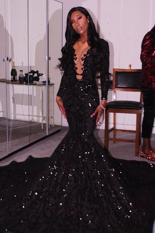 princess black girl long prom dress mermaid dress       fg1623