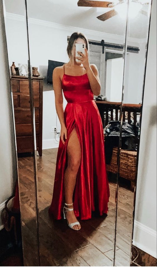 Red Prom Dresses, long Prom Dresses, Evening Dresses       fg1683