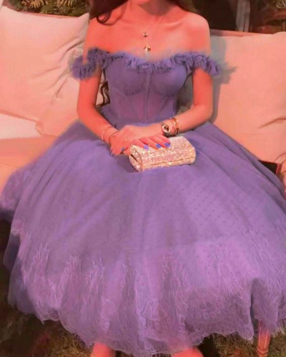Purple evening dresses prom dress      fg1585