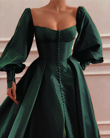 Long Green Prom Dresses,  Formal Evening Dress   fg1328