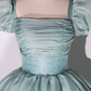 Green tulle long A line ball gown dress fashion dress      fg1022