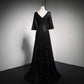 Black evening dress sequin dress party dress prom dress      fg141