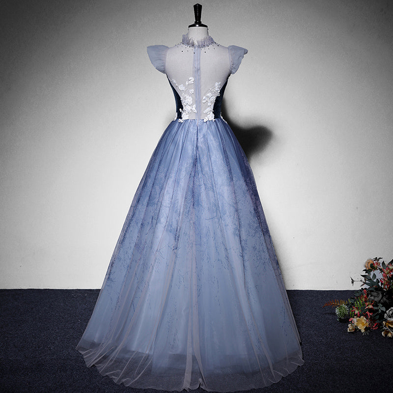 Long blue evening dress fashion party gowns bridesmaid dress prom dress      fg162