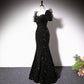 Mermaid black evening dress new prom dress party gowns     fg212