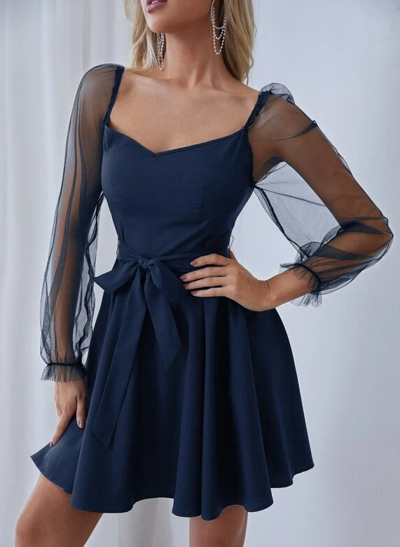 Sweetheart Neck Party Dress homecoming Dresses         fg468