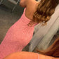 New Style Sparkly Sequin Mermaid Long Prom Dress, V Neck Long Formal Gown      fg95
